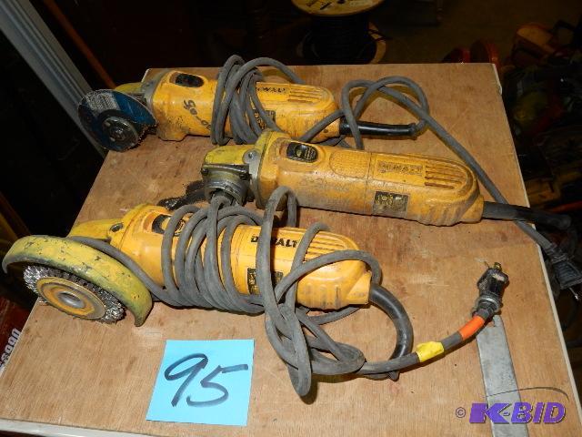 3, Dewalt 4 12 in Grinder Bodies