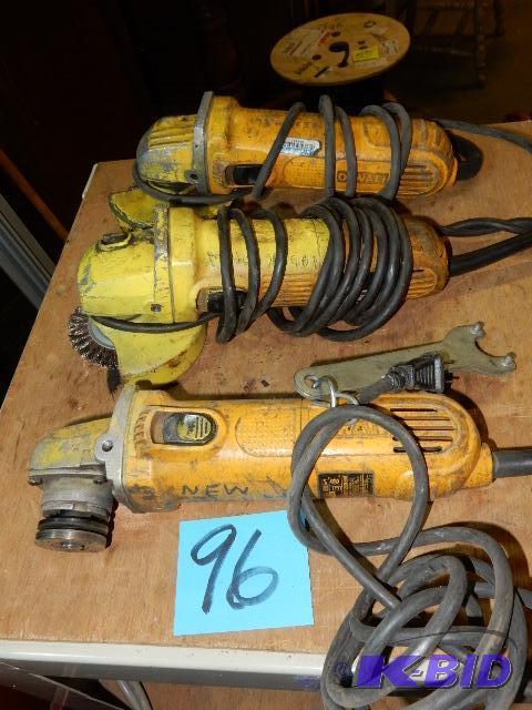 3, Dewalt 4 12 in Grinder Bodies