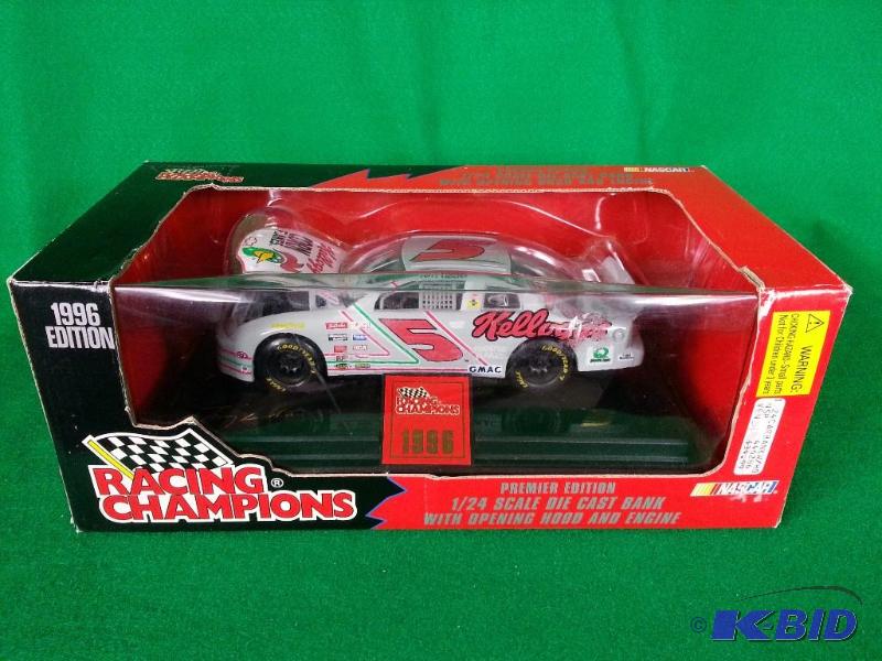 lot 108 image: Racing Champions Kelloggs #5 NASCAR Bank 124...