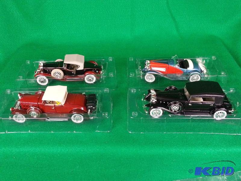 lot 134 image: Lot of (4) National Motor Museum Mint 132 Sc...