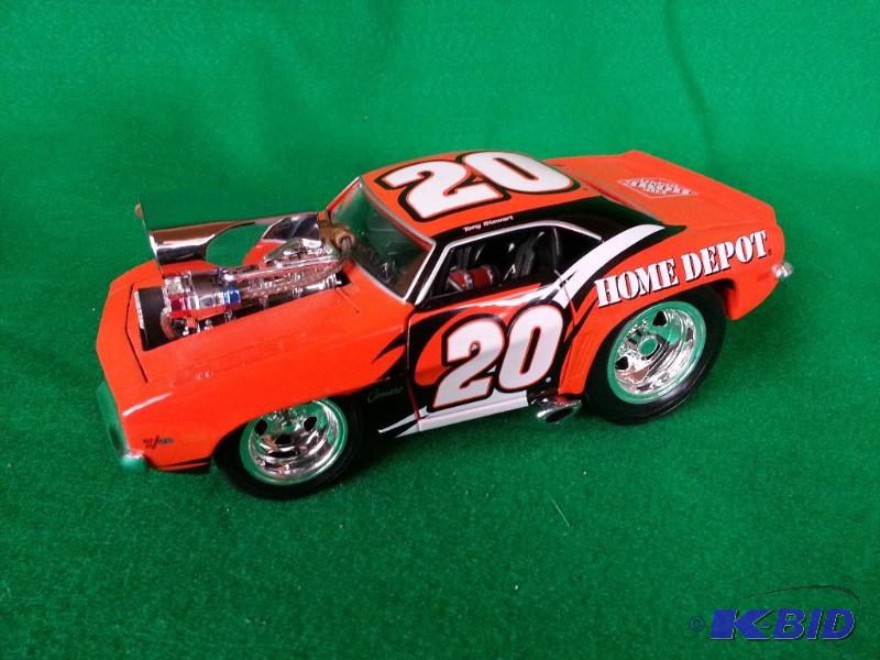 lot 68 image: Funline 1969 Chevrolet Chevy Camaro Home Depot 124 Scale