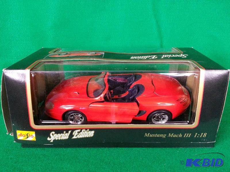 lot 86 image: Maisto Mustang Mach III Red 118 Scale