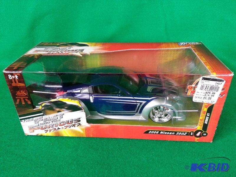lot 88 image: Joyride 2006 Nissan 350Z The Fast and the Furious Series 1 118 Scale - RARE