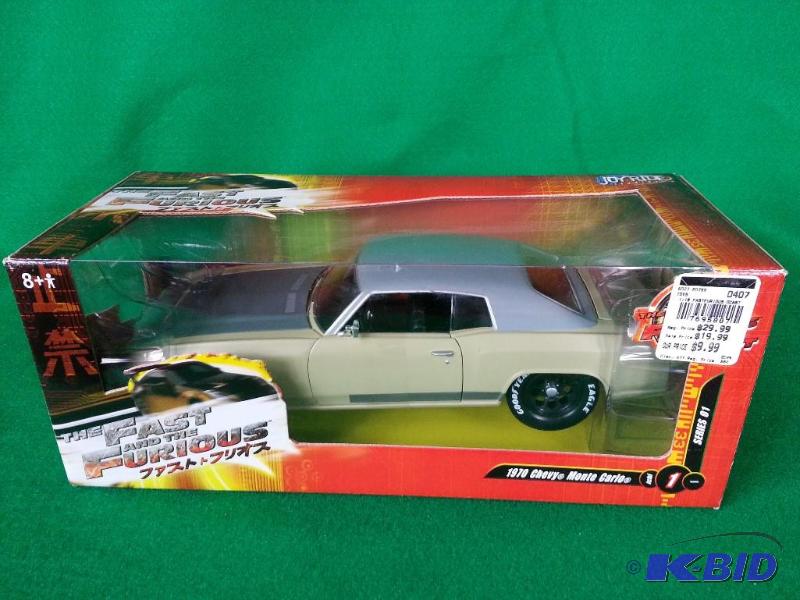 lot 89 image: Joyride 1970 Chevy Monte Carlo The Fast and the Furious Series 1 118 Scale - RARE