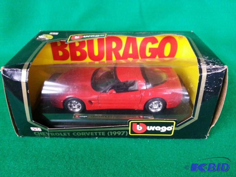 lot 91 image: Bburago 1997 Chevrolet Corvette 124 Scale