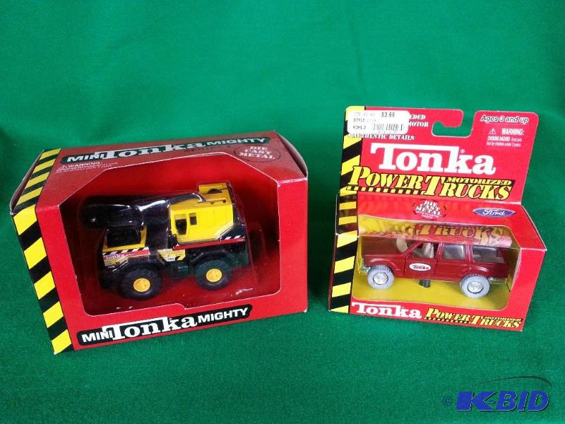 lot 30 image: Lot of (2) Tonka Trucks NEW in the BOX  Check...
