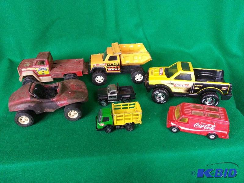 lot 46 image: Nice Lot of (7) Mixed Vehicles - Buddy L, Ton...