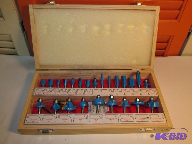 24 Router Bits - New in Original Box - Never Used