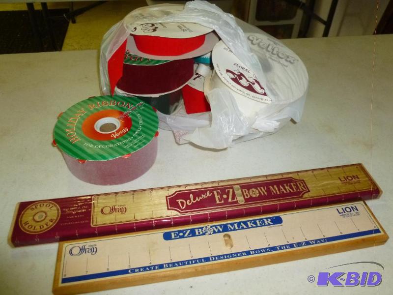 Bow Makers and Ribbon