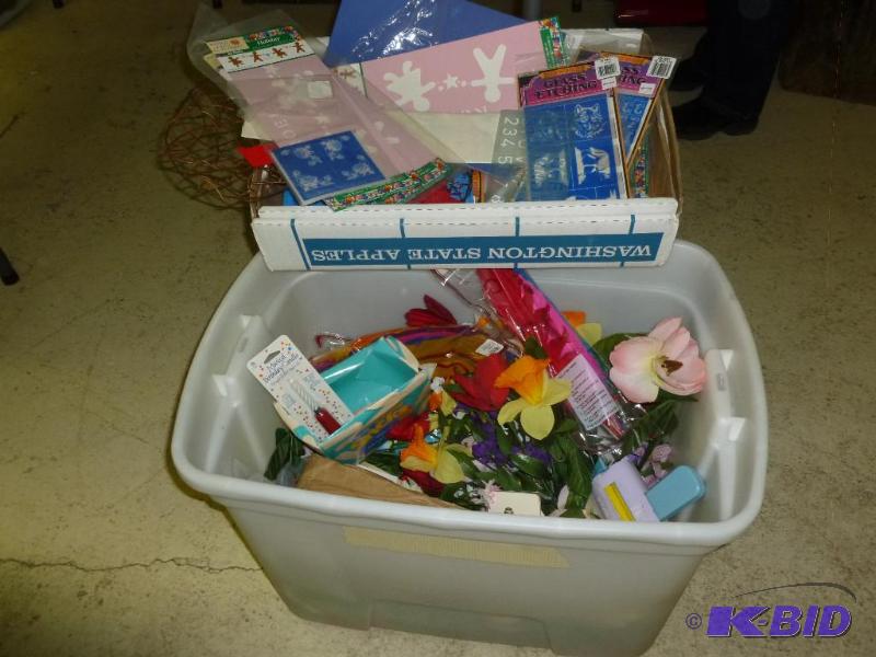 A Tub full of stuff for crafts