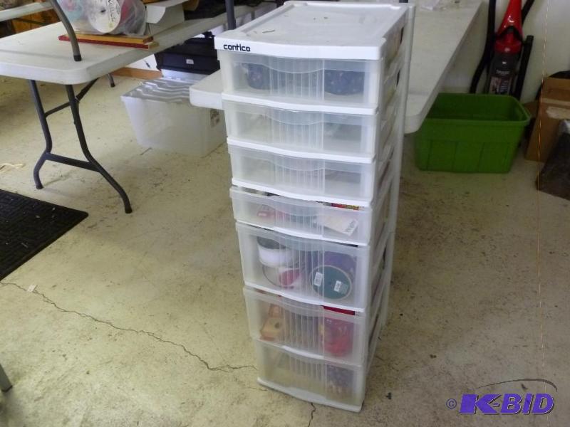 7-Drawer Plastic Storage Bin
