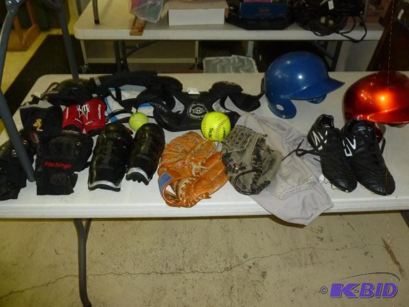 Huge Lot of Kids Baseball and Hockey Equipment