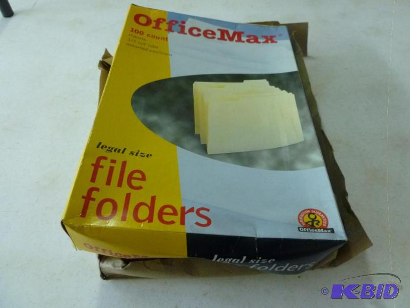 Legal Size Manilla File Folders