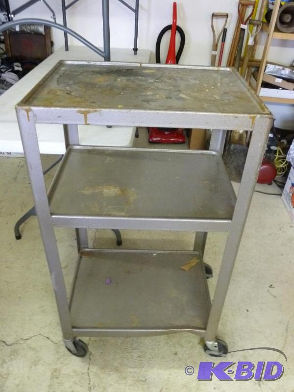 3-Tier Cart with Locking Wheels