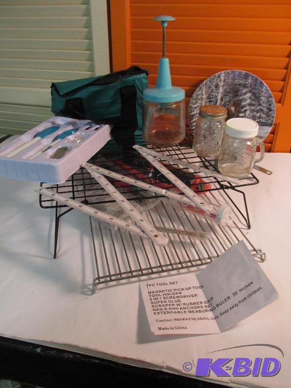 An interesting lot of things that mostly fit in the Insulated Bag