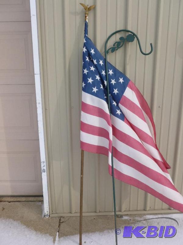 Flag, Flag Pole, Shepherds Hook