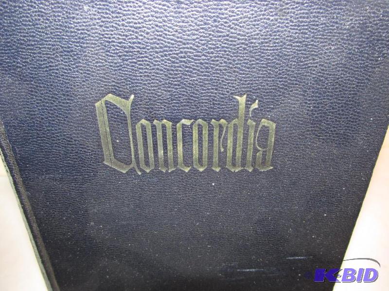 17th Printing 1949, Vintage CONCORDIA Hymnal and Small Pitcher