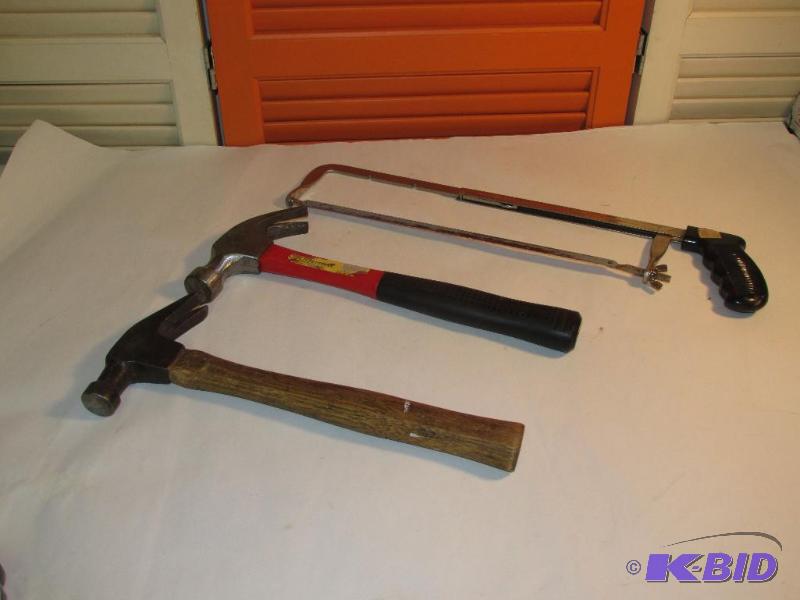 2 Hammers and an Adjustable Saw