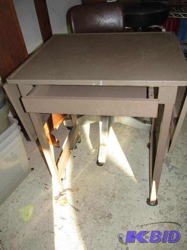 Typewriter Desk with Drawer