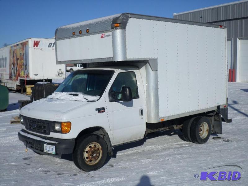 2004 Ford E.350 Super Duty Cube Van, Diesel E...