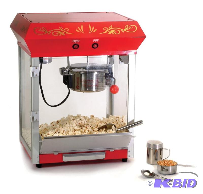 lot 1 image: Maxi-Matic EPM-450 Elite Tabletop Old-Fashioned 4-Ounce Kettle Popcorn Popper Machine
