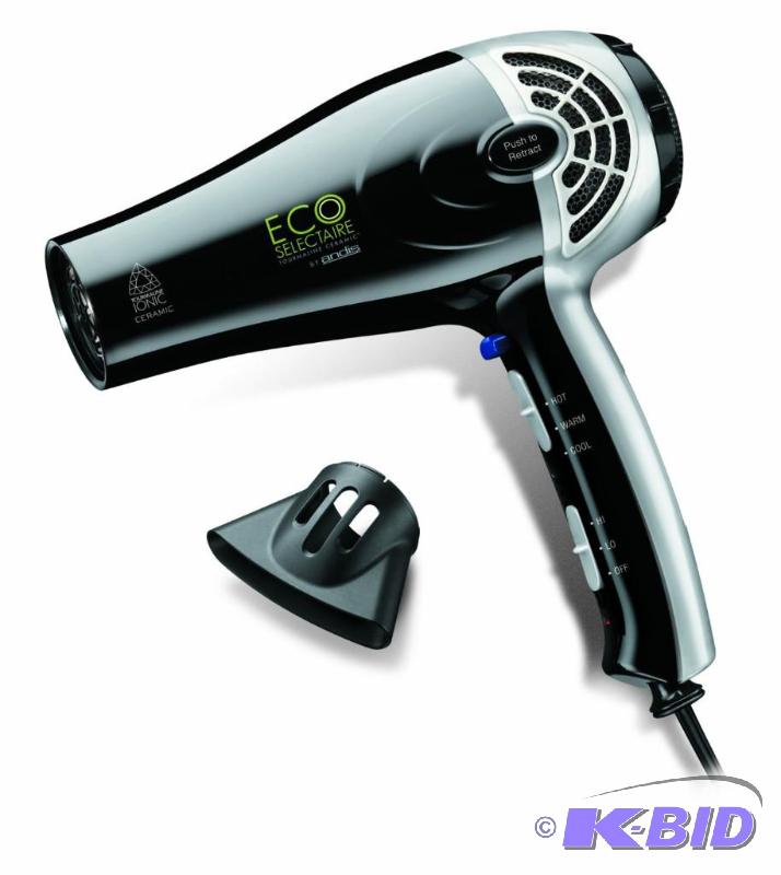 lot 161 image: Andis 81290 Tourmaline IonicCeramic 1875 Watt Hair Dryer