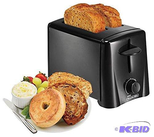 lot 163 image: Proctor Silex 22612 2-Slice Toaster, Black