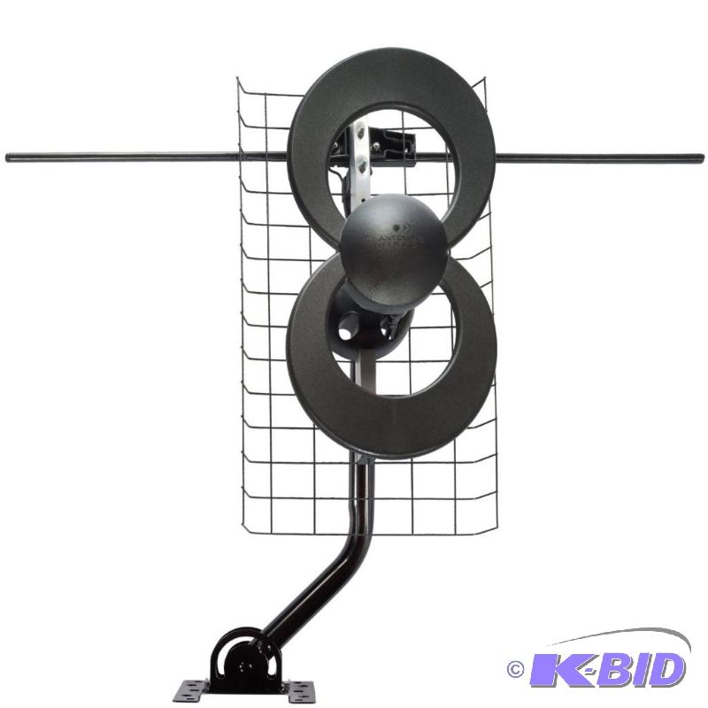 lot 180 image: Antennas Direct C2-V-CJM ClearStream 2-V Long Range UHFVHF IndoorOutdoor DTV Antenna with 20-Inch Mount