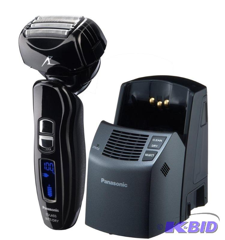 lot 186 image: Panasonic ES-LA93-K Arc4 Electric Shaver WetDry with Multi-Flex Pivoting Head and Automatic Cleaning System for Men