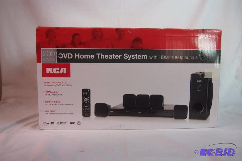 lot 191 image: RCA - 200W 5.1-Channel DVD Home Theater System
