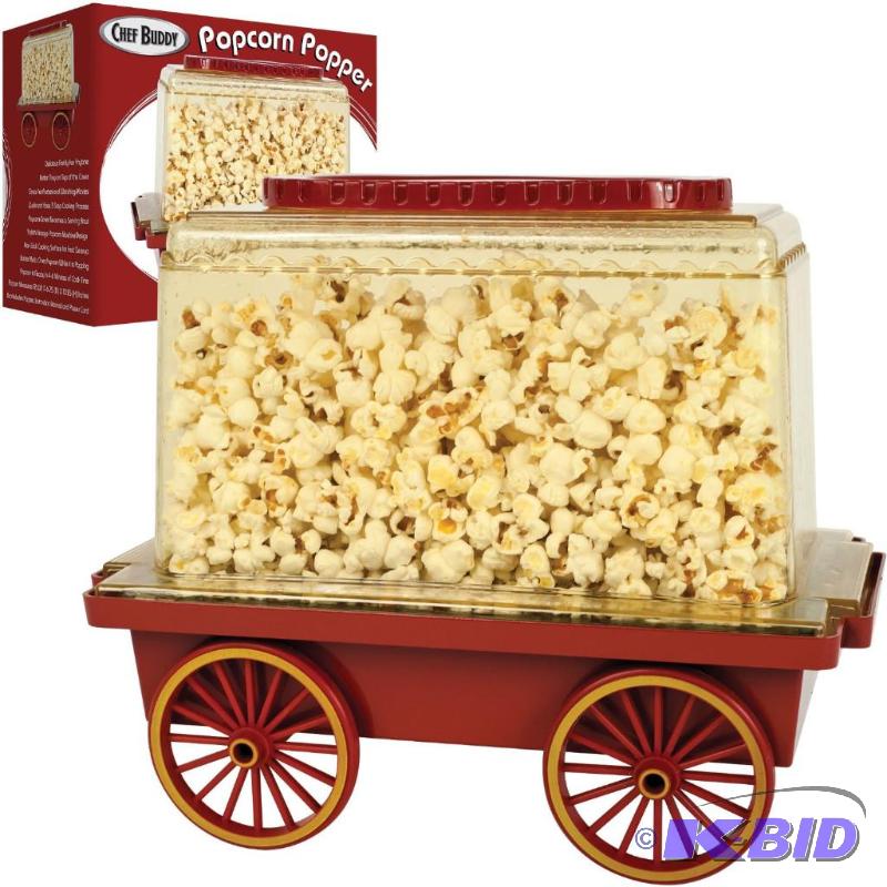 lot 20 image: Chef Buddy 82-HE522 Popcorn Popper