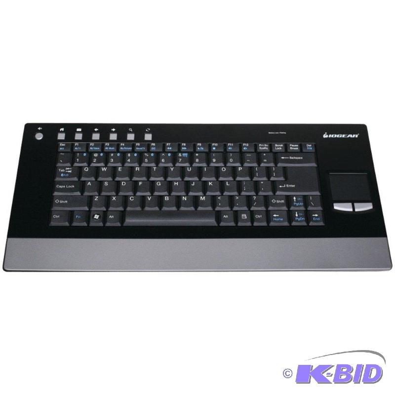 lot 202 image: IOGEAR Multi-Link Bluetooth Keyboard with Touchpad GKM611B (BlackGrey)