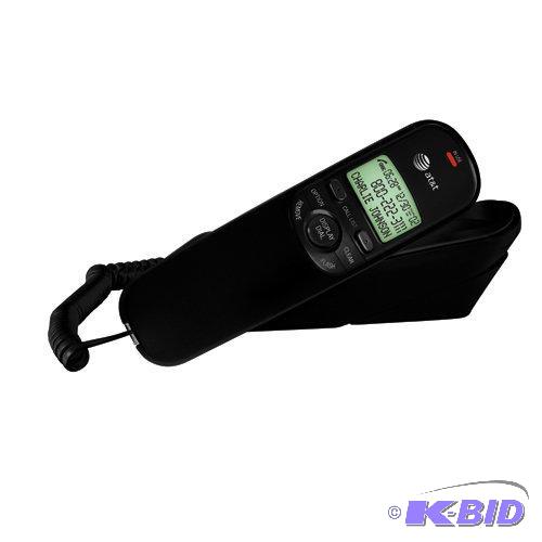 lot 203 image: AT&T TR1909B Corded Phone, Black, 1 Handset