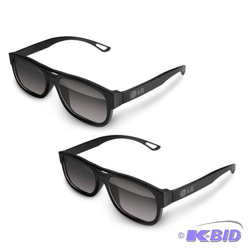 lot 206 image: LG AG-F210 Cinema 3D Glasses (2-Pairs) for 2011 and 2012 LG 3D LED-LCD HDTVs (Colors May Vary Black, White, Orange )