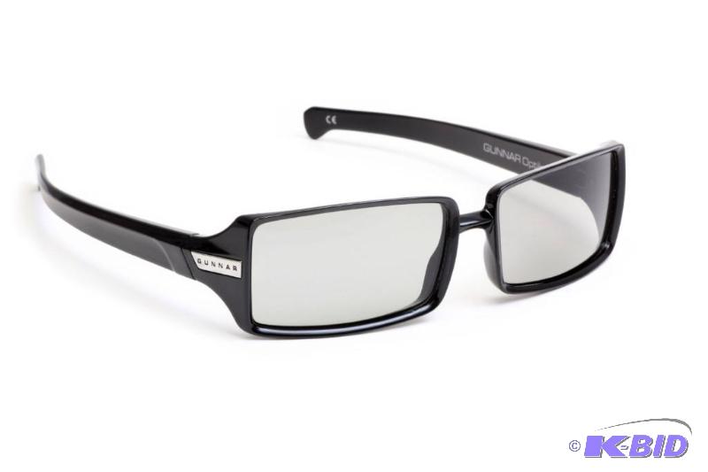 lot 235 image: Gunnar Optiks GLI-00106 Gliff Full Rim Premium 3D Glasses with RealD Compatibility, Onyx Frame Finish