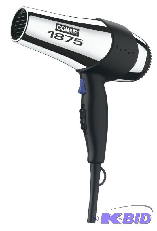 lot 243 image: Conair 070RAGB 1875-Watt Chrome Hair Dryer