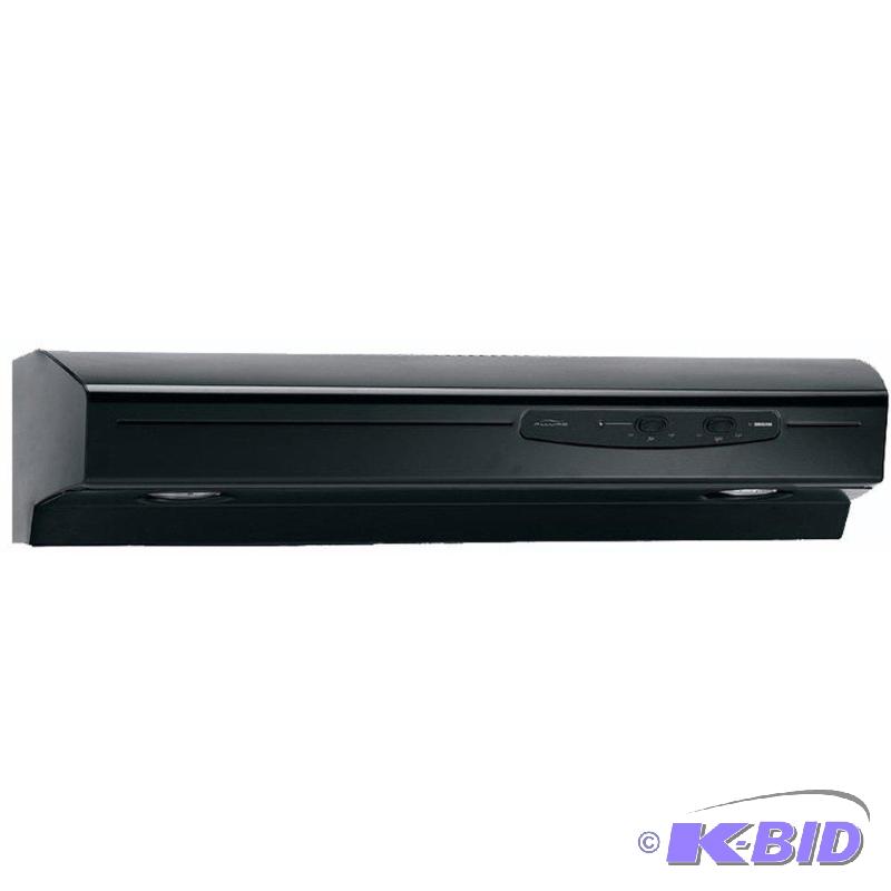 lot 39 image: Broan QS130BL 30-Inch Allure Range Hood, Black