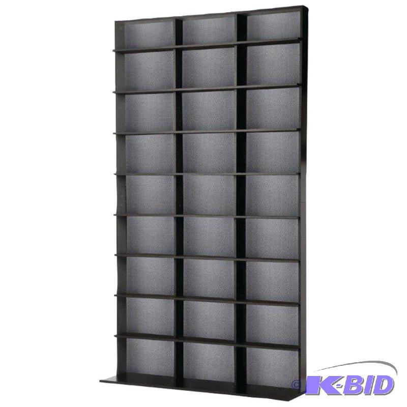 lot 59 image: Atlantic 35435725 Media Tower Elite Large 837 CD or 630 BluRay (Black)