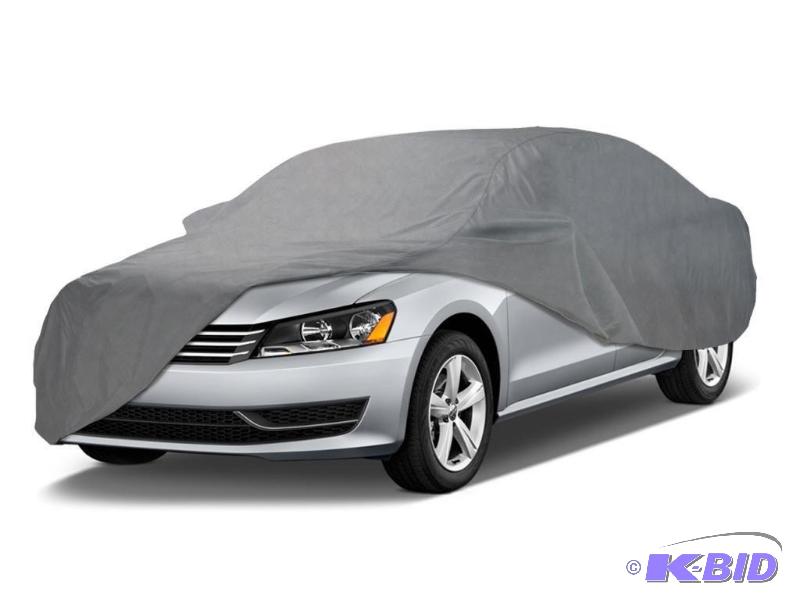 lot 90 image: Coverking UVCCAR3S98 Universal Fit Cover for Sedan Length 14.3 ft. to 16.8 ft.- (Coverguard, Grey)