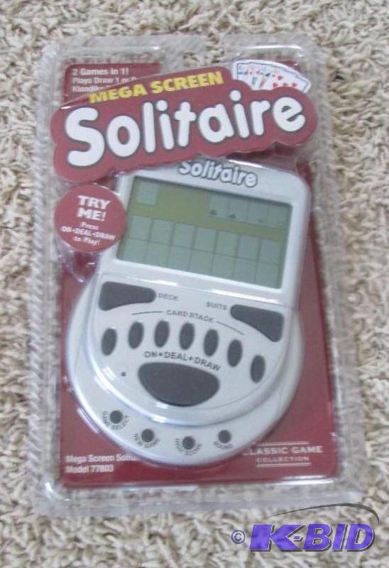 lot 50 image: mega screen solitaire game...