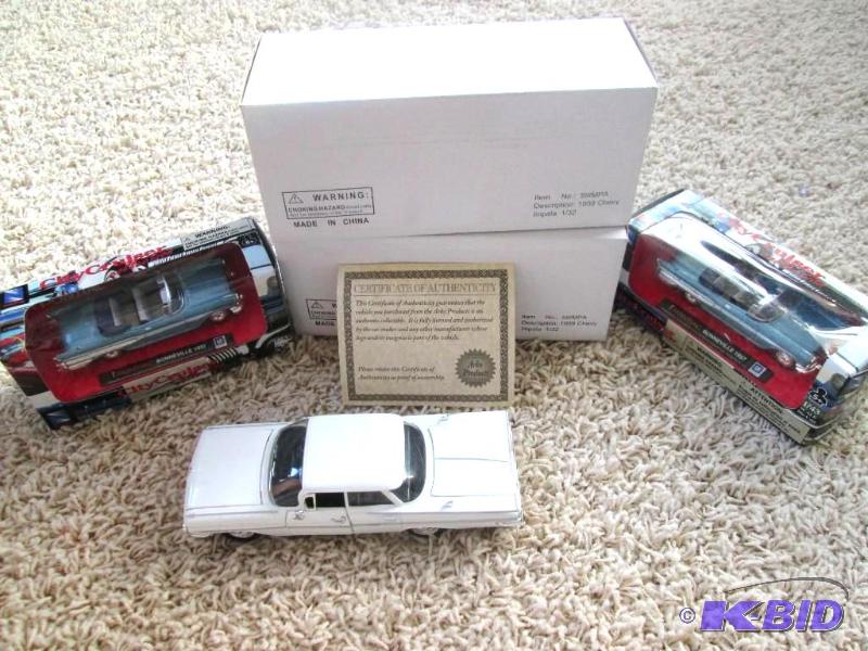 lot 58 image: 2 1959 Chevy Impala 132 and 2 city cruiser ...