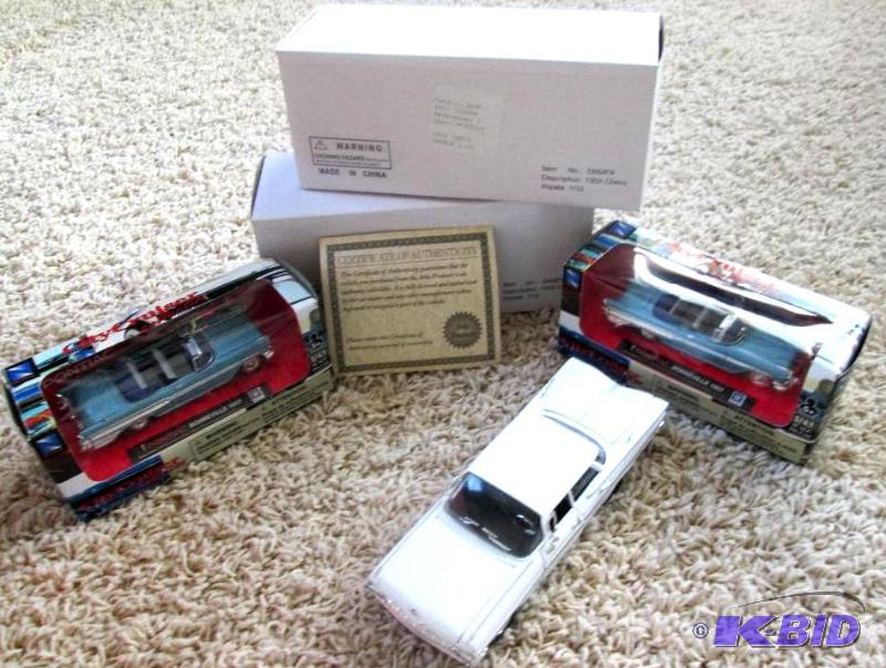 lot 59 image: 2 1959 Chevy Impala 132 and 2 city cruiser ...
