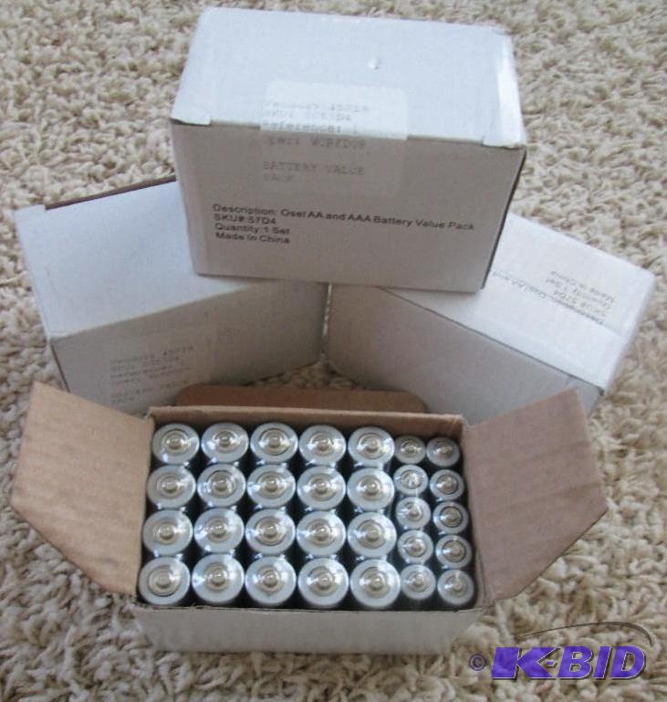lot 64 image: 4 OSEL super power osel AA and AAA battery va...