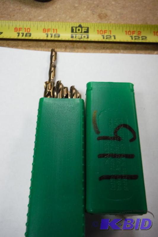 Precision Twist R18CO Cobalt Steel Jobber Drill Bit, Gold Oxide Finish, Round Shank, Spiral Flute, 135 Degree Point Angle
