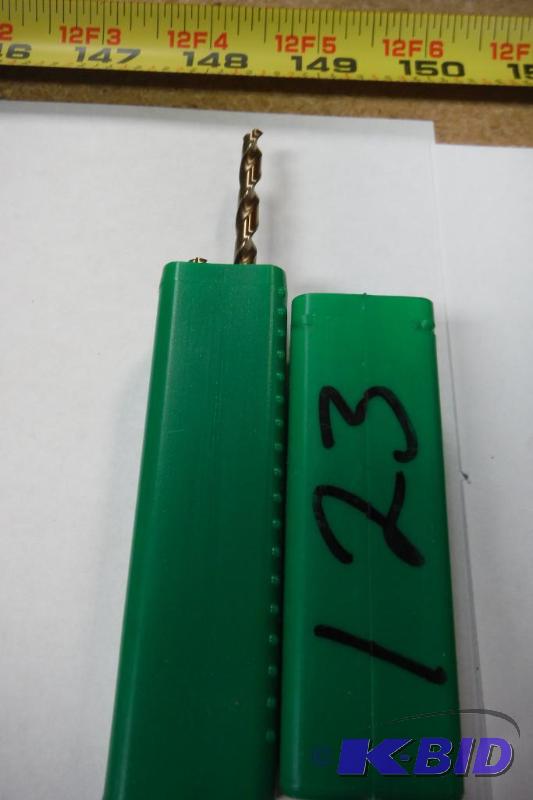 Precision Twist R18CO Cobalt Steel Jobber Drill Bit, Gold Oxide Finish, Round Shank, Spiral Flute, 135 Degree Point Angle