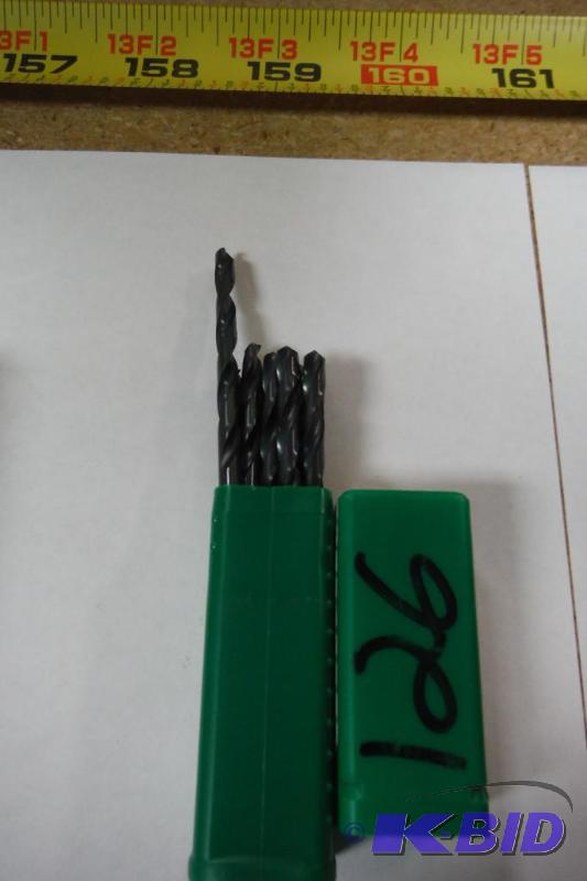 Precision Twist R18A High Speed Steel Jobber Drill Bit, Black Oxide Finish, Round Shank, Spiral Flute, 118 Degree Point Angle