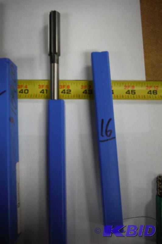 Union Butterfield 4533 High-Speed Steel Chucking Reamer, Straight Flute, Round Shank,