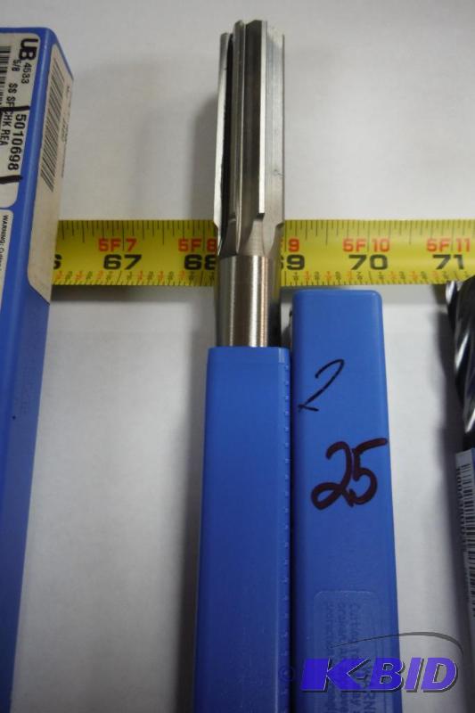 Union Butterfield 5010716 OAL 10 x Diameter 0.7495 HSS Straight Flute and Straight Shank Reamers,