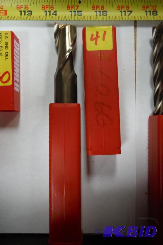 Dormer C192 Cobalt Steel Square Nose End Mills, Metric, Stub Length, Threaded Shank, Gold Oxide Finish, 30 Degree Helix,