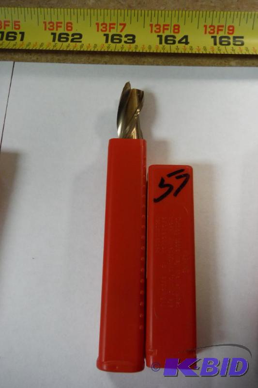 Dormer C392 Cobalt Steel Square Nose End Mills, Metric, Long Length, Threaded Shank, Gold Oxide Finish, 30 Degree Helix,